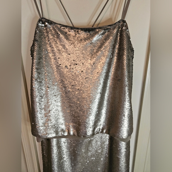 Banana Republic Sequin Mini Dress Size 4 - Picture 4 of 12